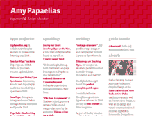 Tablet Screenshot of amypapaelias.com